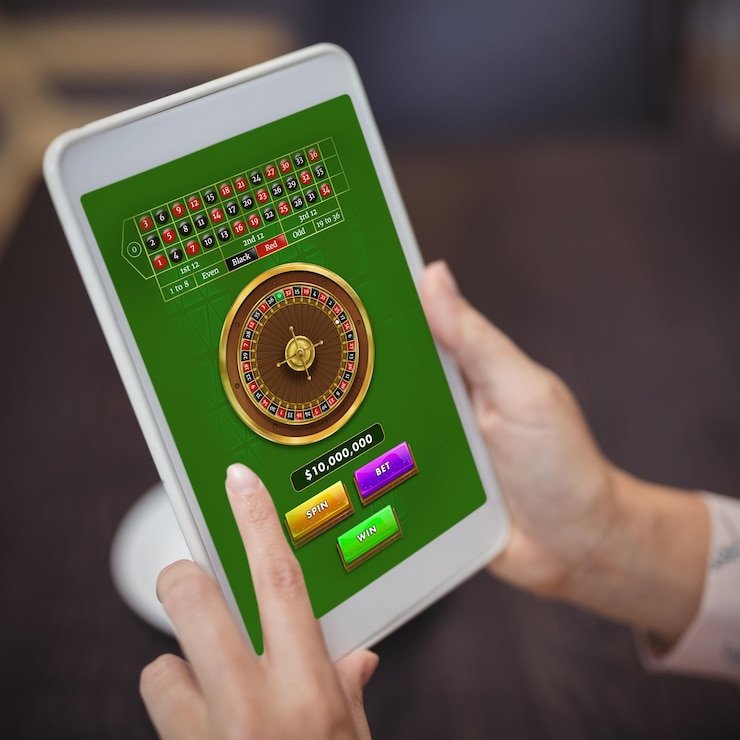 Antarmuka aplikasi mobile akong cuan menampilkan pasar sepak bola Liga 1 dan live dealer tables